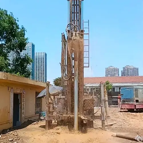 Perforación de pozos de agua