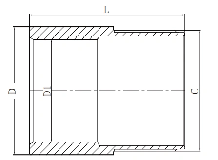 Zapatas de revestimiento roscadas