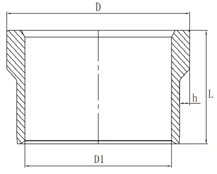 Zapatas de carcasa soldadas