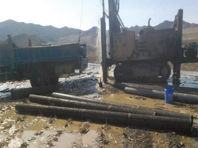 Perforación de pozos de agua